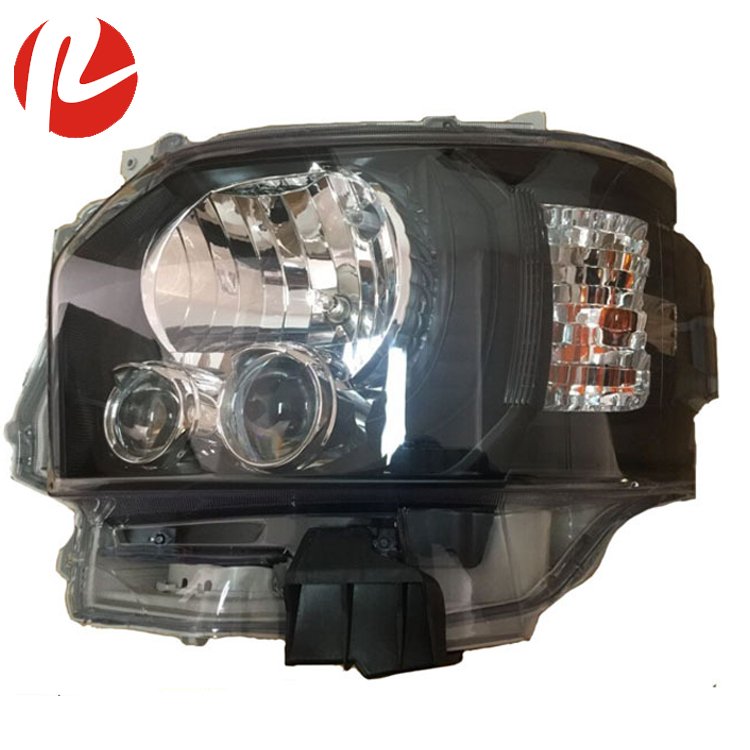LED Headlamp Hiace Van KDH 200 2014-2016 Black Head Light Auto Parts